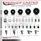Service Caster 4'' SS Phenolic Swivel 1-1/8'' Expand Stem Caster Set 2 Total Lock Brakes, 4PK SCC-SSEXTTL20S414-PHS-2-S-2-118 - alternate 4